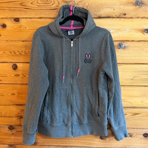 Psycho Bunny Drake Full Zip Hoodie Men's Size Small - Picture 1 of 7